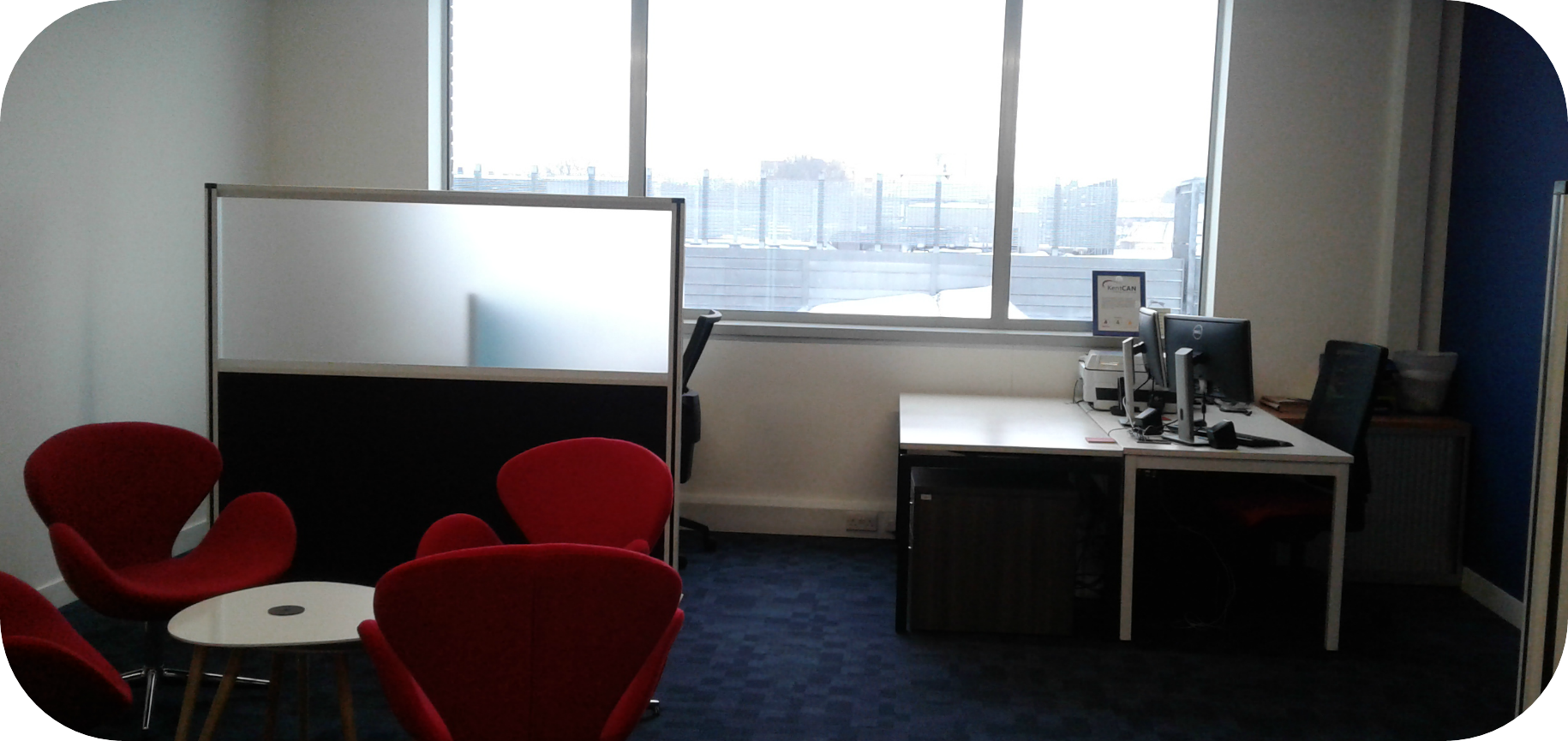 Maidstone office waiting area