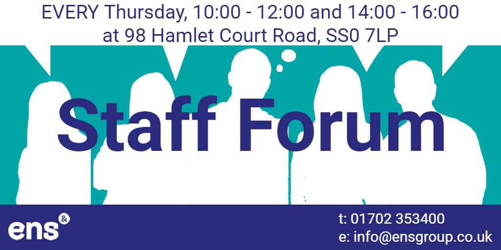 agency staff forum weekly poster