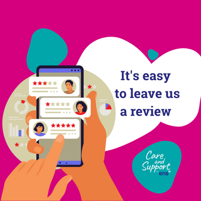 It’s easy to leave us a review on Homecare.co.uk